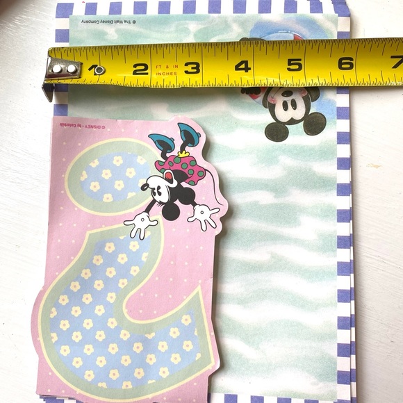 Vintage Disney Mickey Mouse stationery , small notebook - Picture 6 of 8